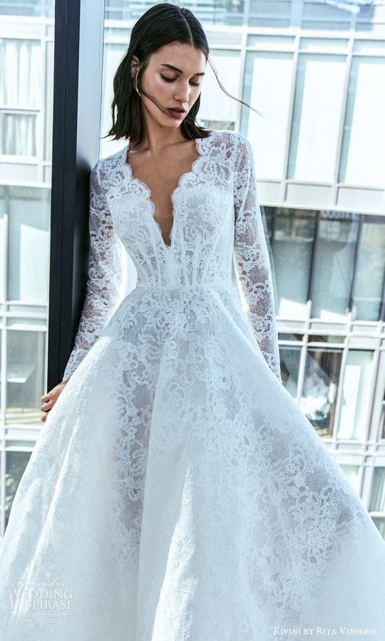 Rivini by Rita Vinieris Fall 2024 Wedding Dresses — “Ethereal Chaos ...