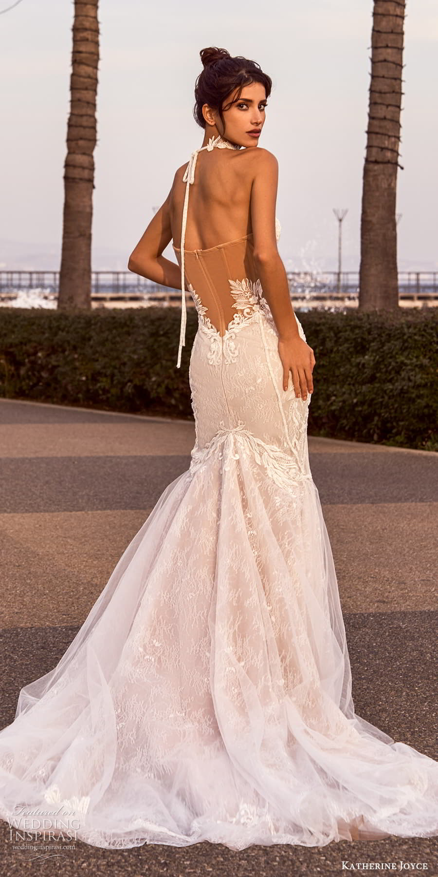 katherine joyce 2025 bridal strapless sweetheart neckline fully embellished fit flare mermaid wedding dress chapel train (5) bv